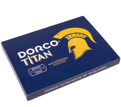 Dorco Titan Double Edge Razor Blades, 100 blades