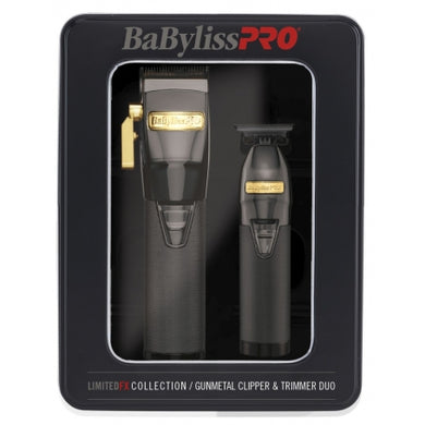 Babyliss Pro LimitedFx Limited Edition Gunmetal Clipper And Trimmer Set