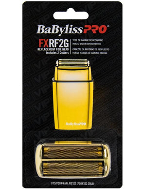 BaByliss Pro FXRF2G Gold Replacement Foil Head Includes 2 Cutters